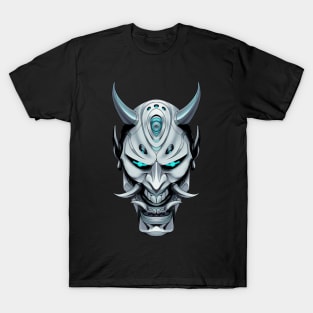 Silver Oni Mask T-Shirt